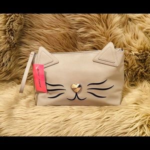 Betsey Johnson, cat bag, grey